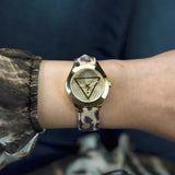 Guess Trend 34 mm Champagne Dial Women Analog Watch GW0745L2