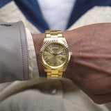 Guess Champagne Dial 42 mm Men Analog Watch GW0265G2