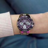 Guess Sport 40 mm Purple Dial Women Chrono Watch GW0771L4