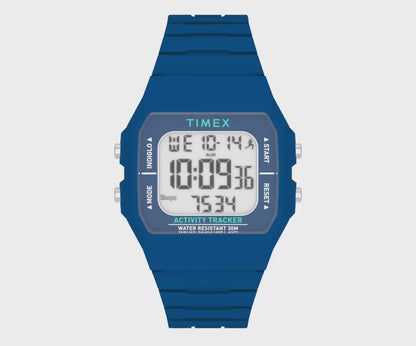 Timex Sport 40 mm White Dial Unisex Digital Watch- TW5M55700