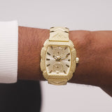 Guess Trend 40 mm Gold Dial Men Chrono Watch GW0885G1