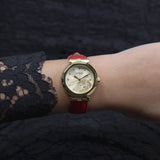Guess Womens Leather 34Mm Analog Watch GW0646L1