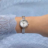 Guess Bejeweled 27 mm White Dial Women Analog Watch GW0655L1