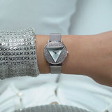 Guess Women 30 mm Size Silver Dial Analog Watch GW0671L1