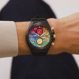 Guess D1 46 mm Rainbow Dial Multi Function Men Watch GW0902G3