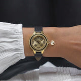 Guess Women 34 mm Gold Dial Analog Watch GW0684L3