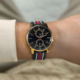 Guess Men 45 mm Size Black Dial Round Analog Watch GW0788G2