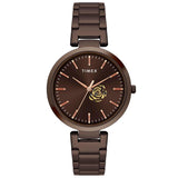 Timex Women Brown 35 mm Dial Analog Watch TW000X227