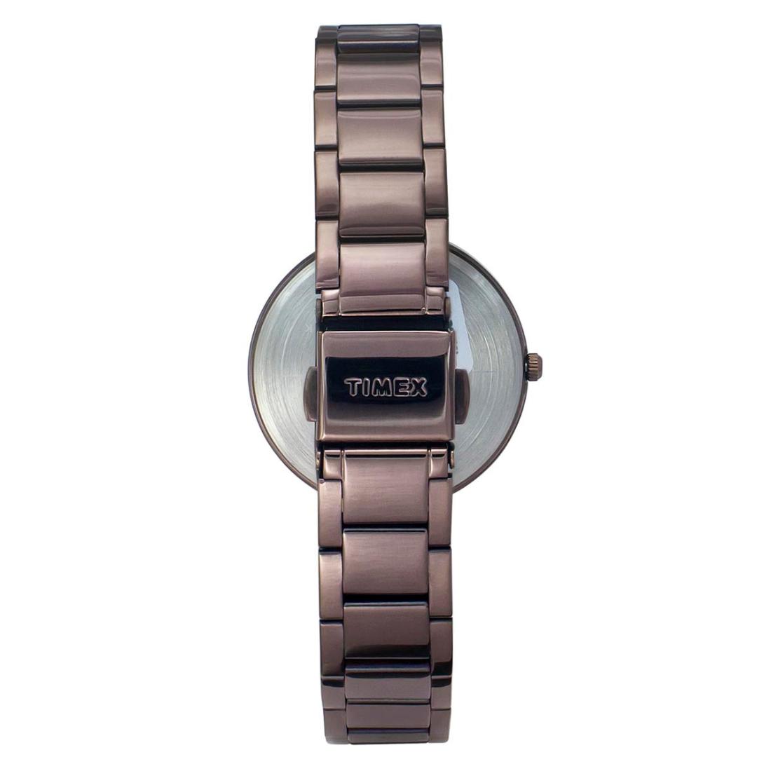 Timex Women Brown 35 mm Dial Analog Watch TW000X227