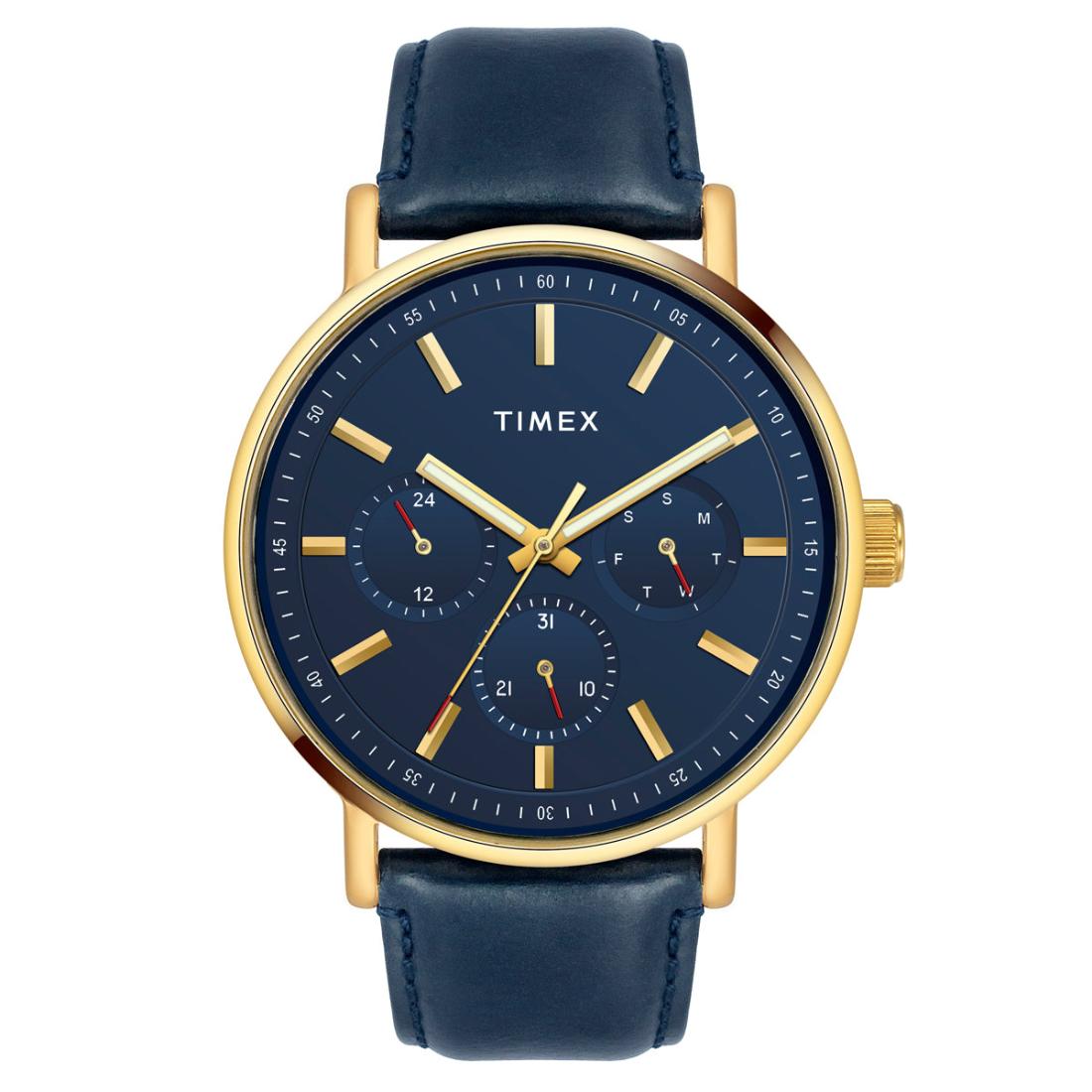 Timex Men Blue 43 mm Dial Analog Watch TWEG20016