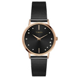 Timex Women Black 32 mm Dial Analog Watch TWEL15603
